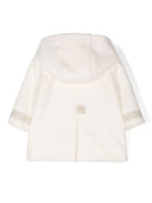 Cappotto per neonati Colorichiari beige con chiusura doppiopetto con bottoni - Rubino Kids