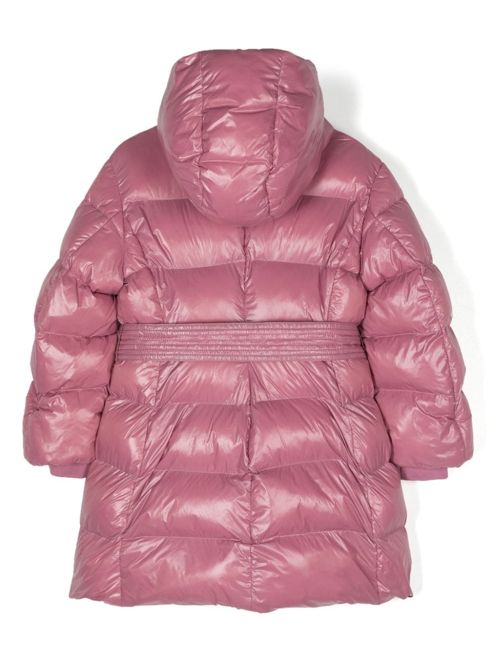 Cappotto per ragazzina Monnalisa rosa con cintura - Rubino Kids