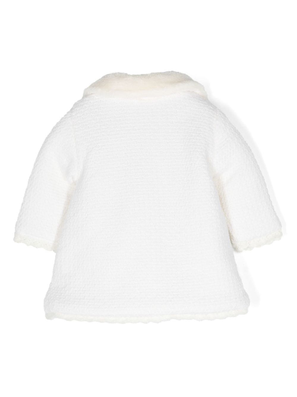 Cappotto Ruissnor per neonata Paz Rodriguez bianco con design imbottito - Rubino Kids