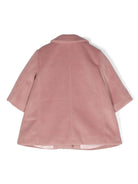 Cappotto testurizzato con collo a bavaglino - Rubino Kids