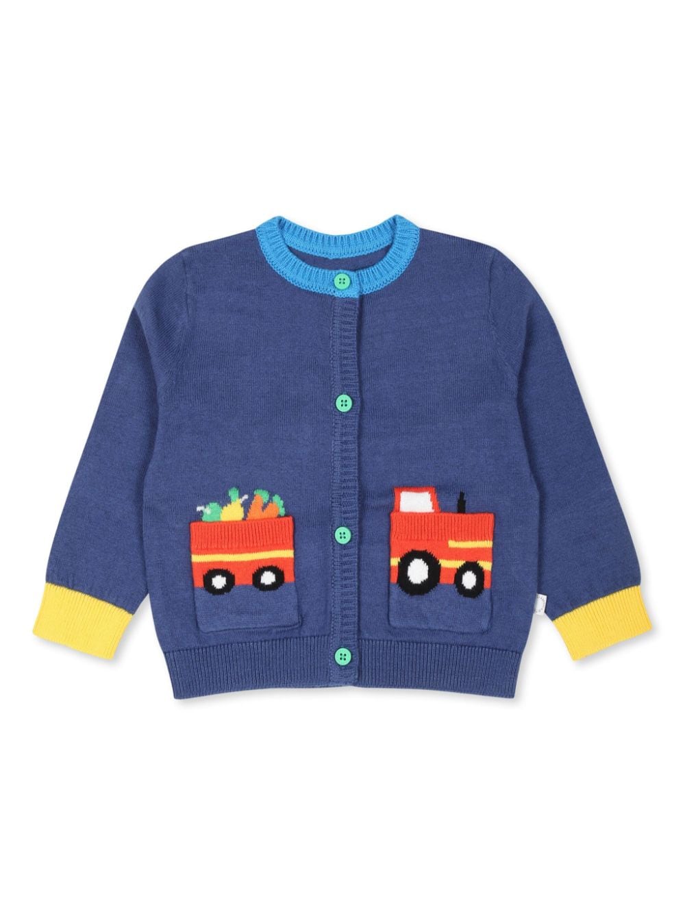 Cardigan con bordo a coste - Rubino Kids