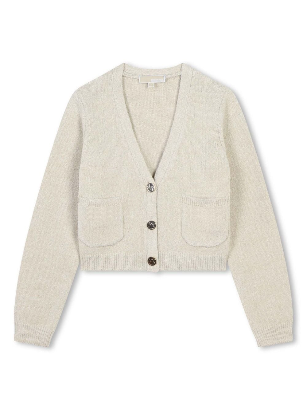 Cardigan con bottoni con logo - Rubino Kids