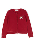 Cardigan con bottoni ricamato - Rubino Kids