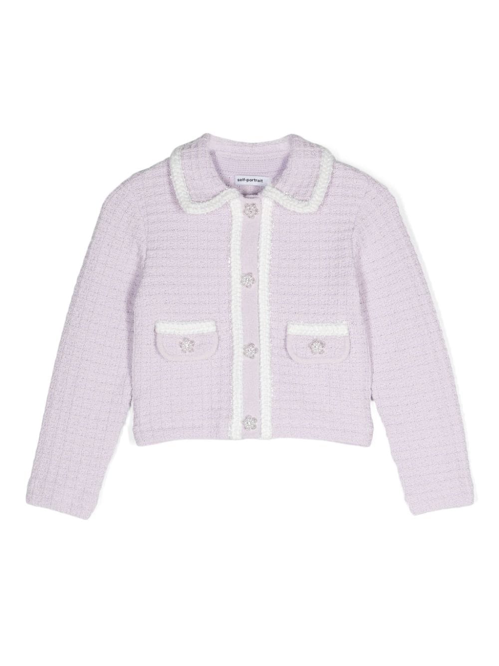 Cardigan con finiture a contrasto - Rubino Kids