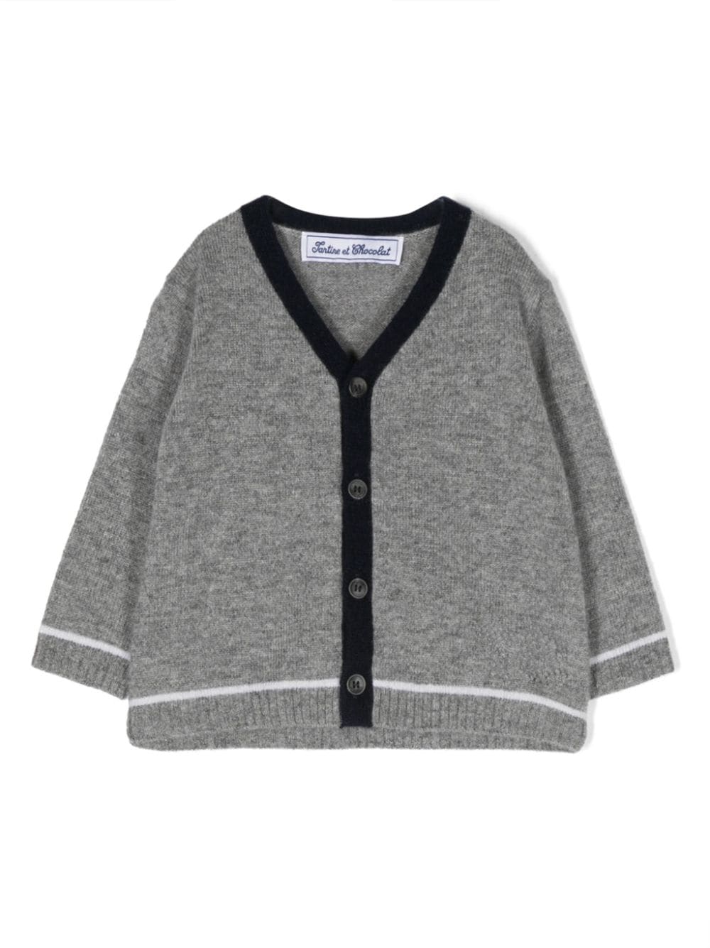 Cardigan con scollo a V - Rubino Kids