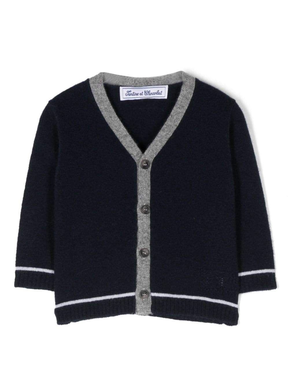 Cardigan con scollo a V - Rubino Kids