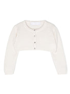 Cardigan crop con cristalli - Rubino Kids