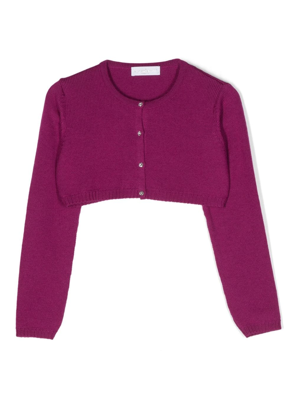 Cardigan crop con cristalli - Rubino Kids