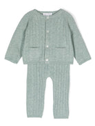 Cardigan e pantaloni traforati - Rubino Kids