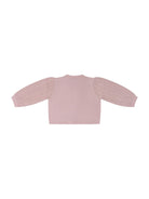 Cardigan per neonata Emporio Armani Kids rosa con trama lavorata a maglia - Rubino Kids