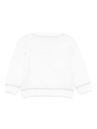 Cardigan per neonata La Stupenderia bianco con bottoni in maglia - Rubino Kids