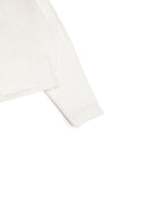 Cardigan per neonata La Stupenderia bianco con polsini a coste - Rubino Kids