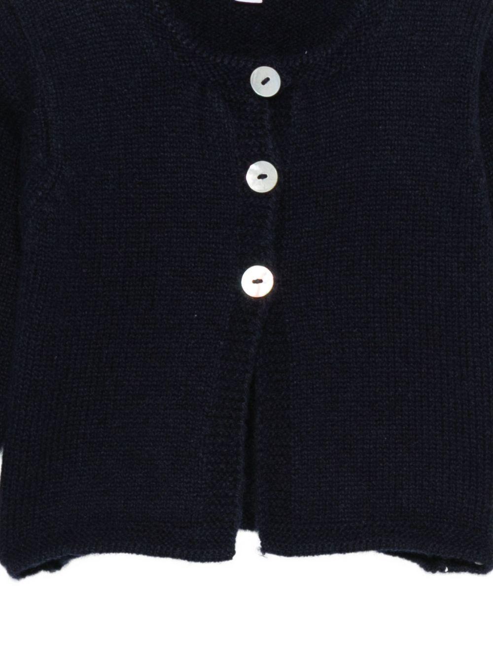 Cardigan per neonata Mariella Ferrari blu con bottoni - Rubino Kids