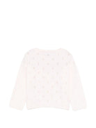 Cardigan per neonata Tartine Et Chocolat rosa con design traforato - Rubino Kids