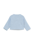 Cardigan per neonato La Stupenderia azzurro doppiopetto - Rubino Kids