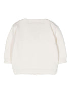 Cardigan per neonato La Stupenderia beige con taschino sul petto - Rubino Kids