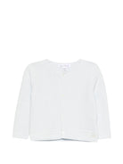 Cardigan per neonato Tartine Et Chocolat azzurro con placca con logo sul davanti - Rubino Kids