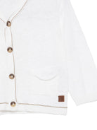 Cardigan per neonato Tartine Et Chocolat bianco con scollo a V - Rubino Kids