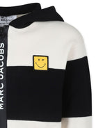 Cardigan Smiley a righe - Rubino Kids