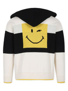 Cardigan Smiley a righe - Rubino Kids