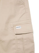 Cargo corti con applicazione per bambino Tommy Hilfiger Junior beige con vita elasticizzata - Rubino Kids