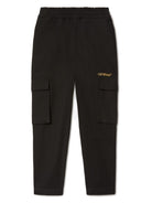 Cargo per bambino Off - White Kids Bookish marrone con due tasche con patta - Rubino Kids