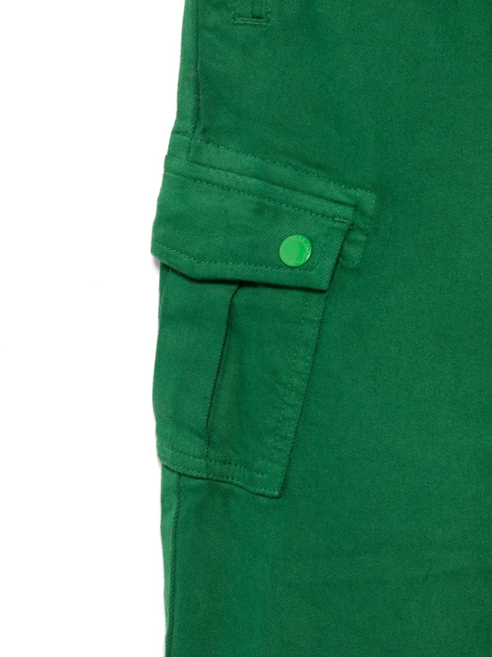 Cargo verde per bambino con orlo a coste Stella McCartney Kids - Rubino Kids