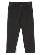 Chino per bambina DONDUP KIDS nero con passanti - Rubino Kids