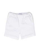 Chino per neonato Emporio Armani Kids bianco con vita elasticizzata - Rubino Kids