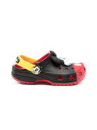 Ciabatte per bambino Crocs Kids x Disney con applicazione Mickey Mouse - Rubino Kids