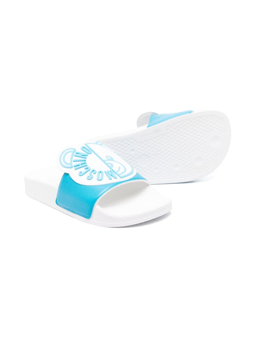 Ciabatte slides con applicazione Teddy Bear - Rubino Kids