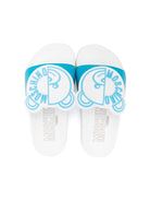 Ciabatte slides con applicazione Teddy Bear - Rubino Kids