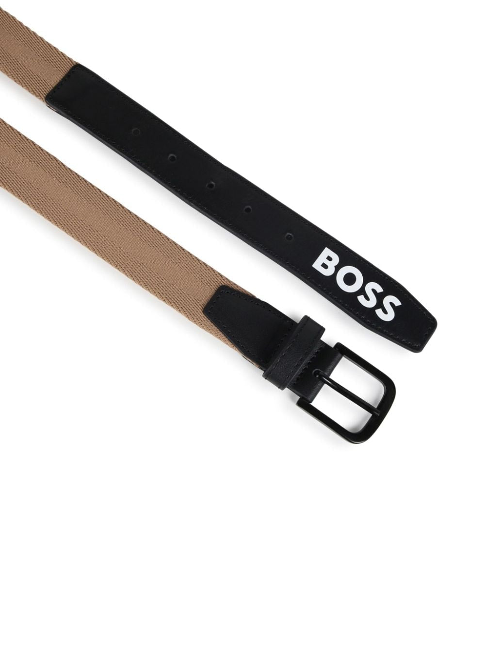 Cintura con stampa per bambino BOSS Kidswear multicolor con punta angolata - Rubino Kids