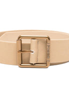 Cintura per bambina Pinko Kids beige con fibbia squadrata - Rubino Kids