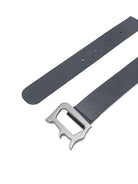 Cintura per bambino DONDUP Kids blu con fibbia con logo - Rubino Kids