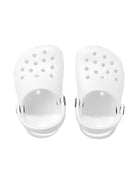 Clogs per bambini Crocs Kids bianche con cinturino posteriore - Rubino Kids