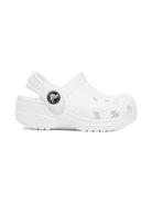 Clogs per bambini Crocs Kids bianche con cinturino posteriore - Rubino Kids