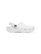 Clogs per bambini Crocs Kids bianche con cinturino posteriore - Rubino Kids