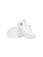 Clogs per bambini Crocs Kids bianche con cinturino posteriore - Rubino Kids