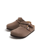 Clogs per bambino Birkenstock Kay marrone con fibbia - Rubino Kids