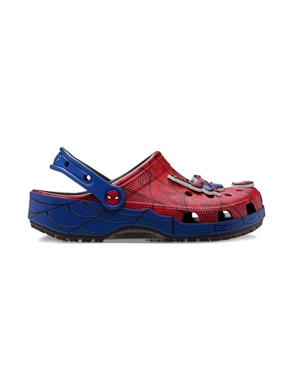 Clogs per bambino Crocs Kids x Marvel Spider - Man blu con design a ragnatela - Rubino Kids