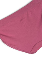 Completo intimo in jersey arricciato per bambina Molo rosa con scollo a V - Rubino Kids