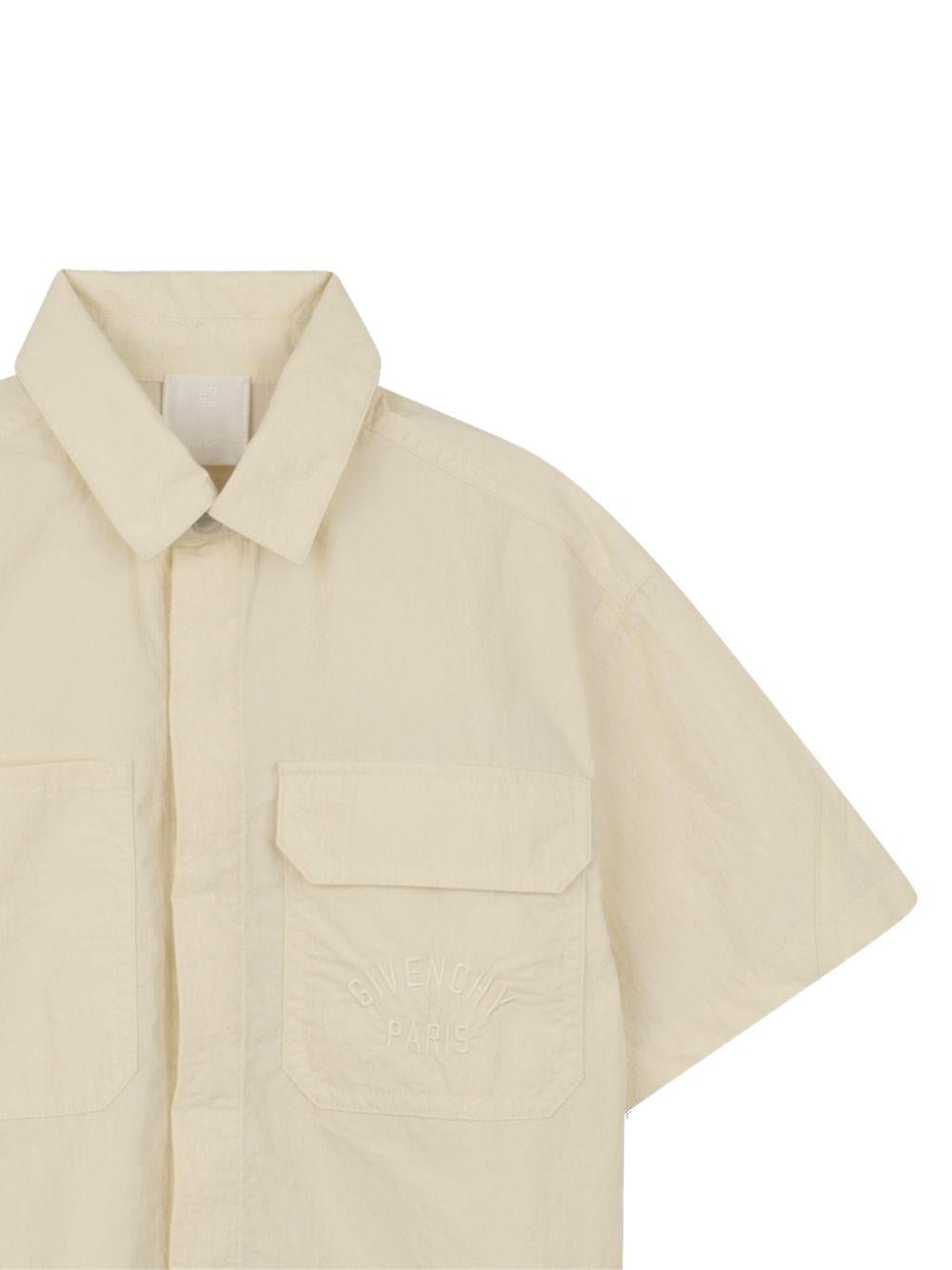 Completo per bambino Givenchy Kids beige con colletto a punta - Rubino Kids