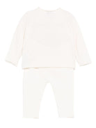 Completo t-shirt e pantaloni per neonati Il Gufo bianco con motivo gufo - Rubino Kids