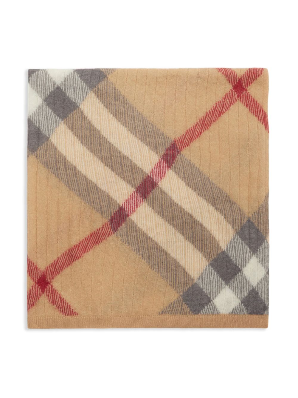 Coperta con motivo House Check baby per neonato Burberry Kids beige con motivo a quadri - Rubino Kids