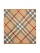 Coperta con motivo House Check baby per neonato Burberry Kids beige con motivo a quadri - Rubino Kids