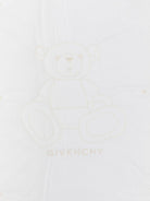 Coperta per bambini Givenchy Kids bianca con motivo orsacchiotto - Rubino Kids