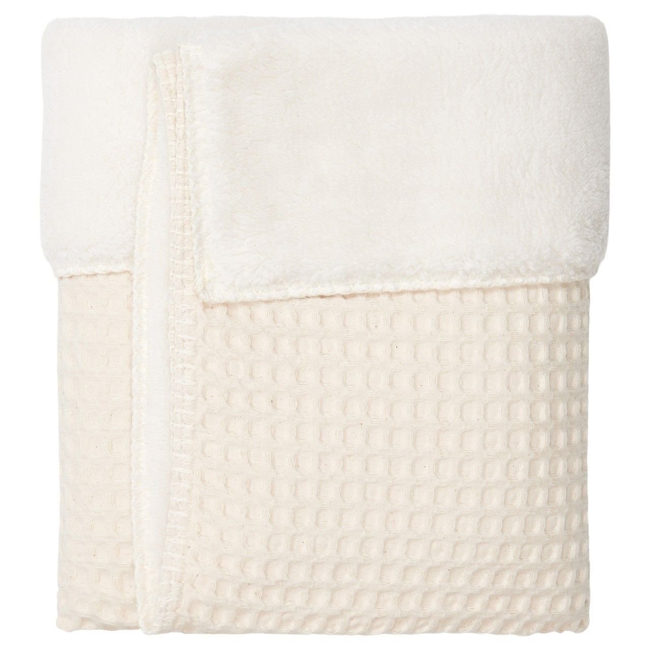 Coperta per culla Teddy Oslo naturale/ciottolo bianco - Rubino Kids