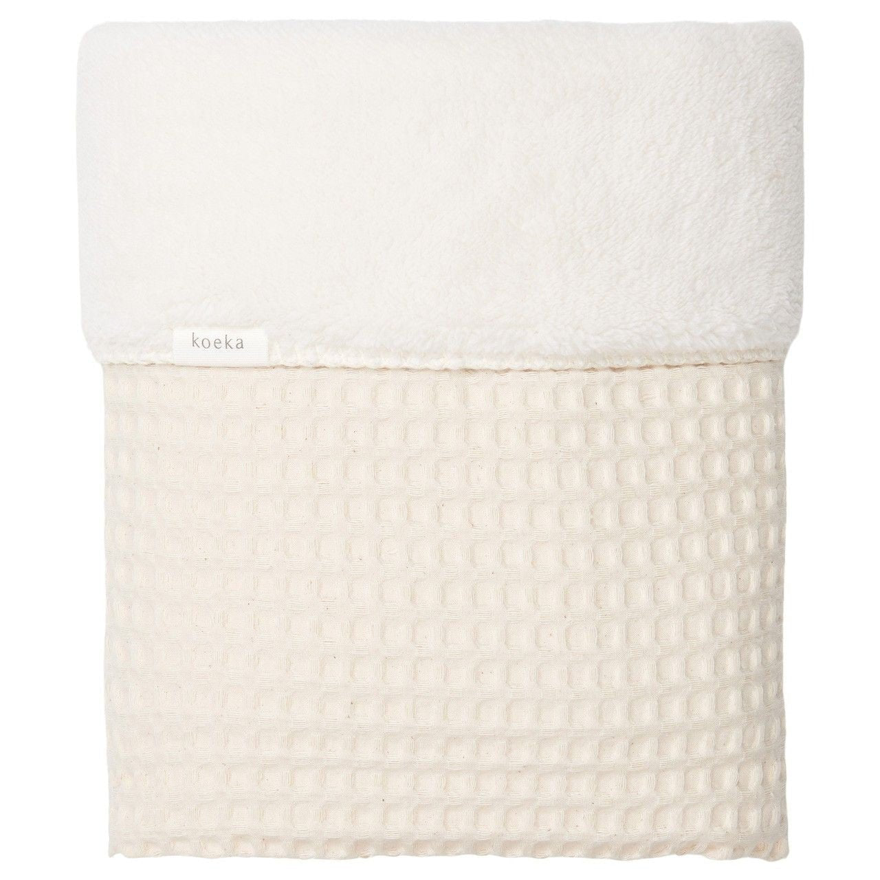 Coperta per culla Teddy Oslo naturale/ciottolo bianco - Rubino Kids