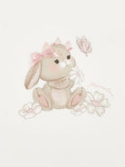 Coperta per neonata Monnalisa rosa con stampa coniglietto - Rubino Kids